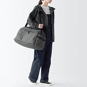 無印良品　撥水ボストンバッグ 撥水ボストンバッグ | 無印良品